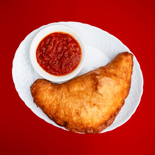 Fried Calzone with Ham.