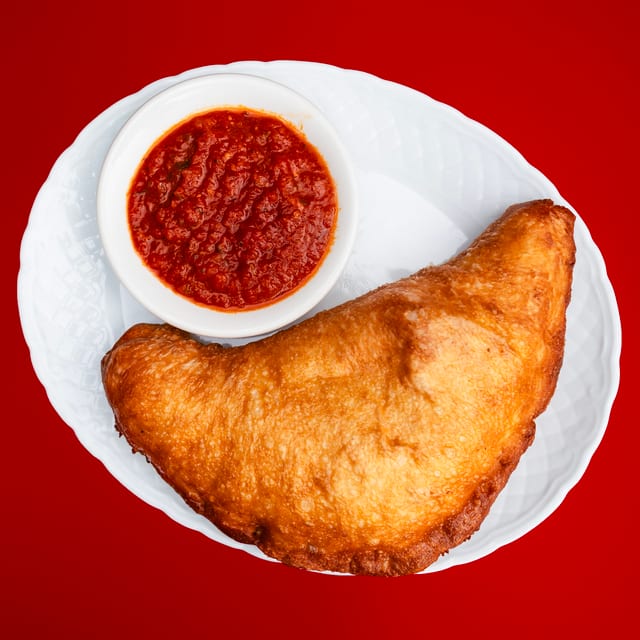 Fried Cheese Calzone.