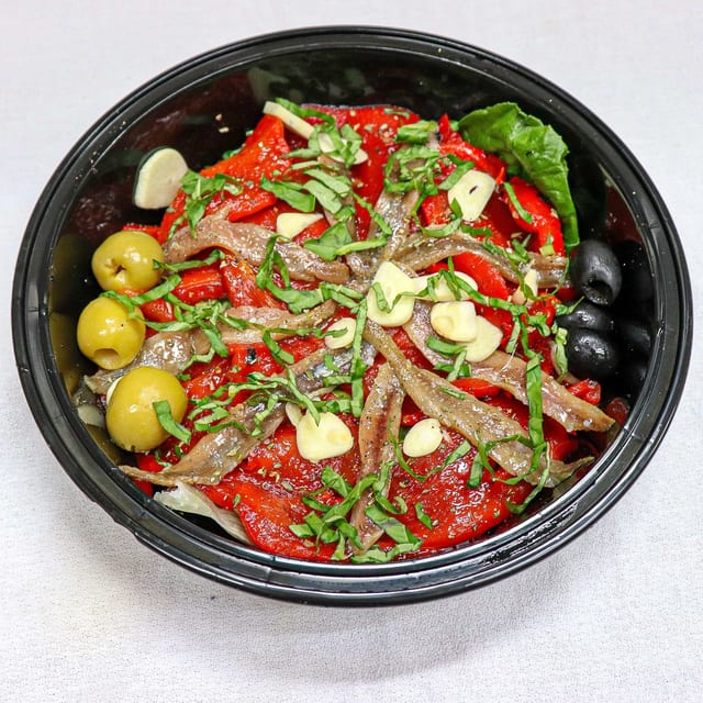 Anchovies & Pimento.