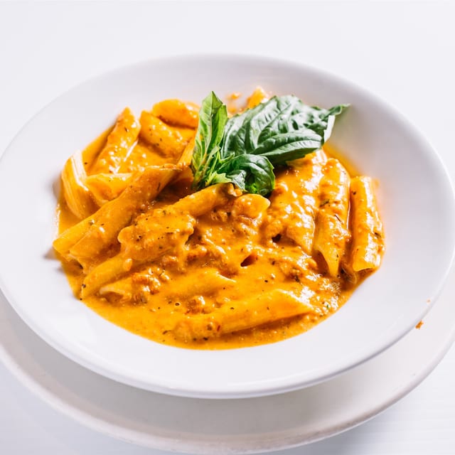 Penne Vodka Sauce.