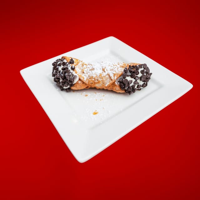 Homemade Cannoli.
