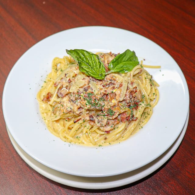 Spaghetti Carbonara.