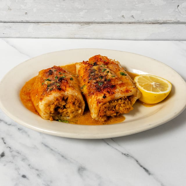 Stuffed Flounder.