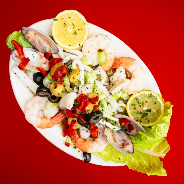 Seafood Combination Salad.