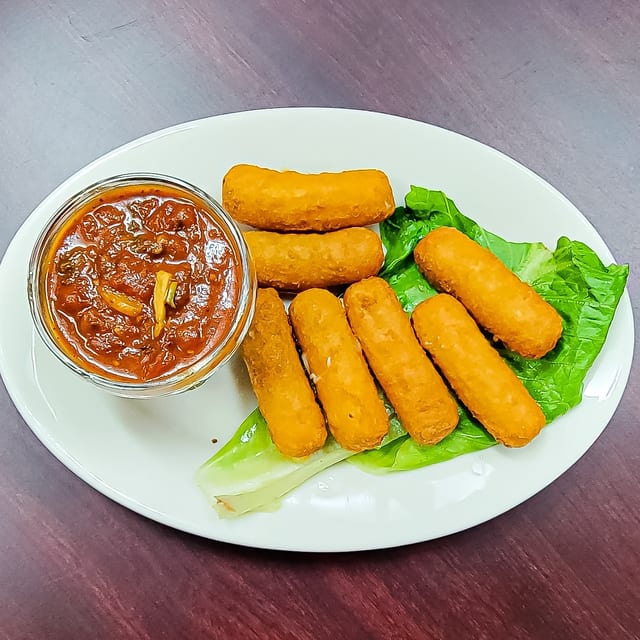 Fried Mozzarella Sticks.
