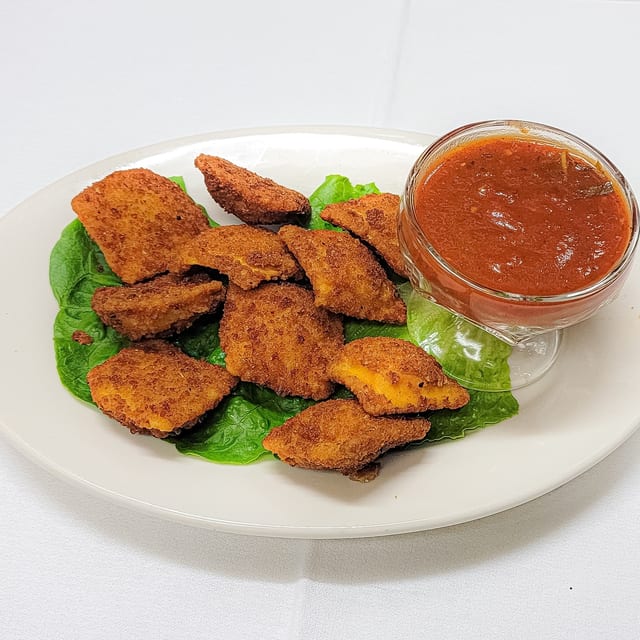 Fried Cheese Ravioli.