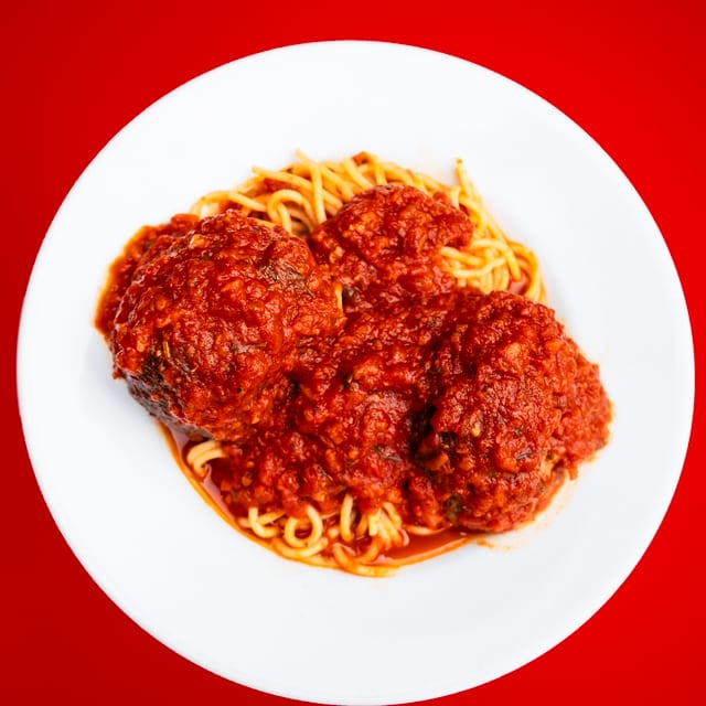 Spaghetti & Meatballs (Lunch).