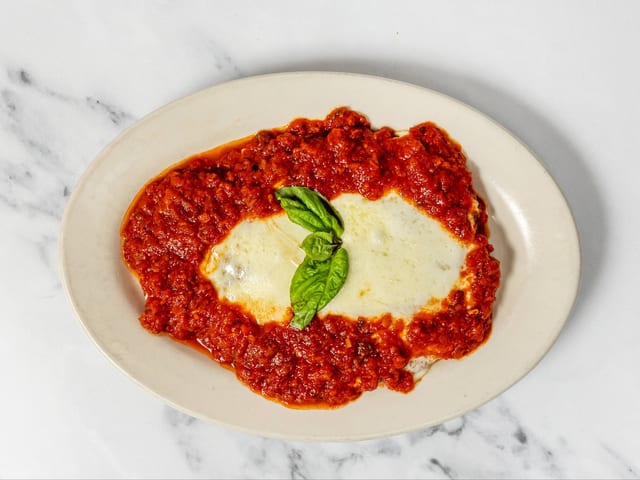 Chicken Parmigiana.