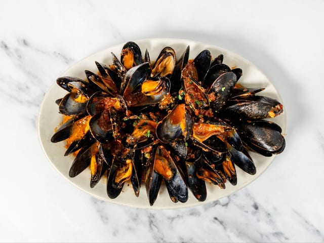 Mussels Posillipo.