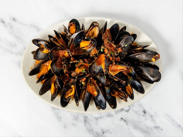 Mussels Posillipo Appetizer.